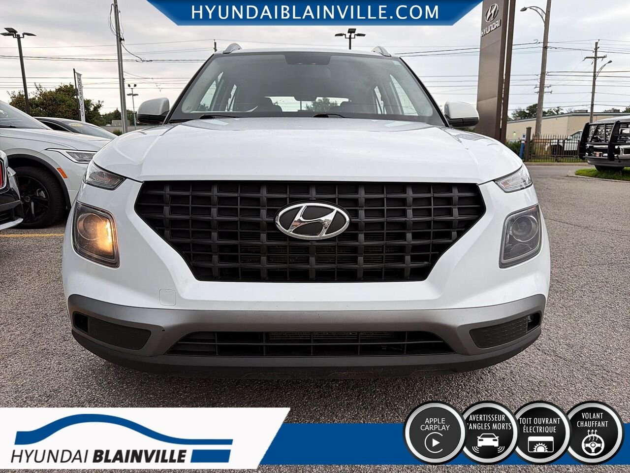 Hyundai Venue 2021 Blanc Blainville - photo #1