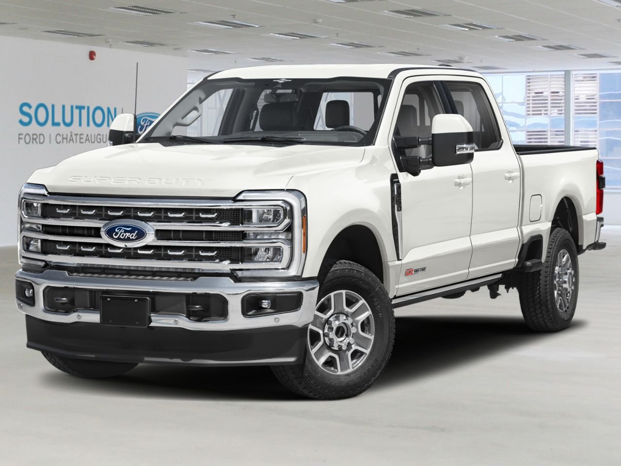 Ford Super Duty F-250 SRW LARIAT CABINE 6 PLACES 4RM CAISSE DE 6,75 PI 2026 Blanc astral métallisé trois couches Châteauguay - photo #0
