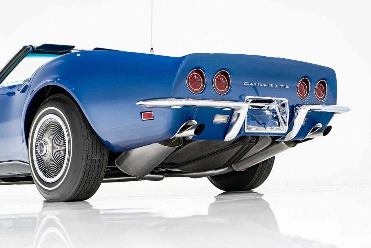 Chevrolet Corvette *PRIX EN USD* Matching numbers Top flight with extensive documentation 1968 Bleu Montréal - photo #38