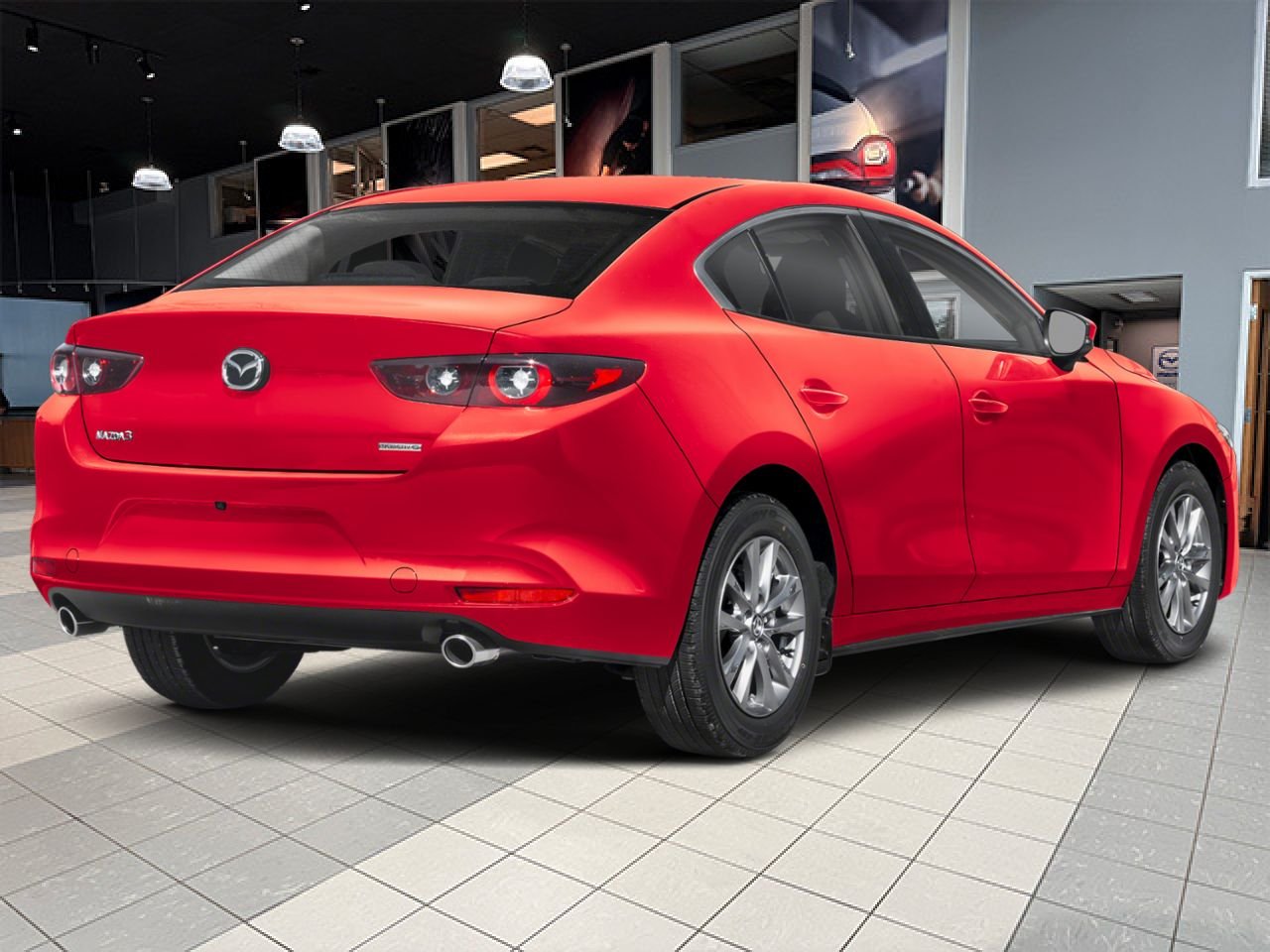 2026 MAZDA Mazda3 Soul Red Crystal Metallic Notre-Dame-des-Prairies - photo #1