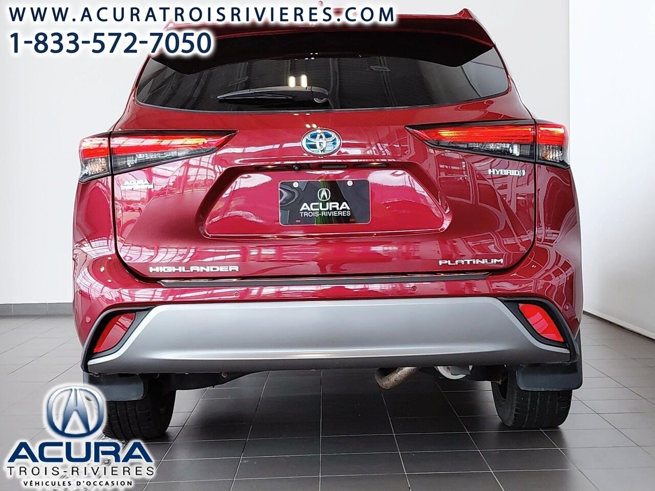 Toyota Highlander Hybride 2023 Rouge Trois-Rivières - photo #7