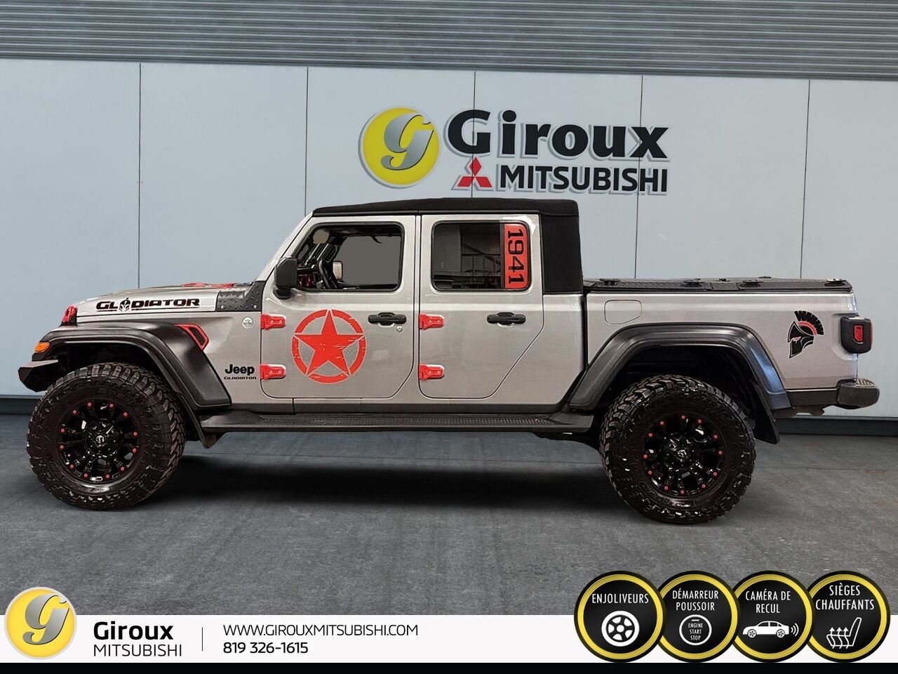 2020 JEEP GLADIATOR SPORT Grey Sainte-Agathe-des-Monts - photo #4
