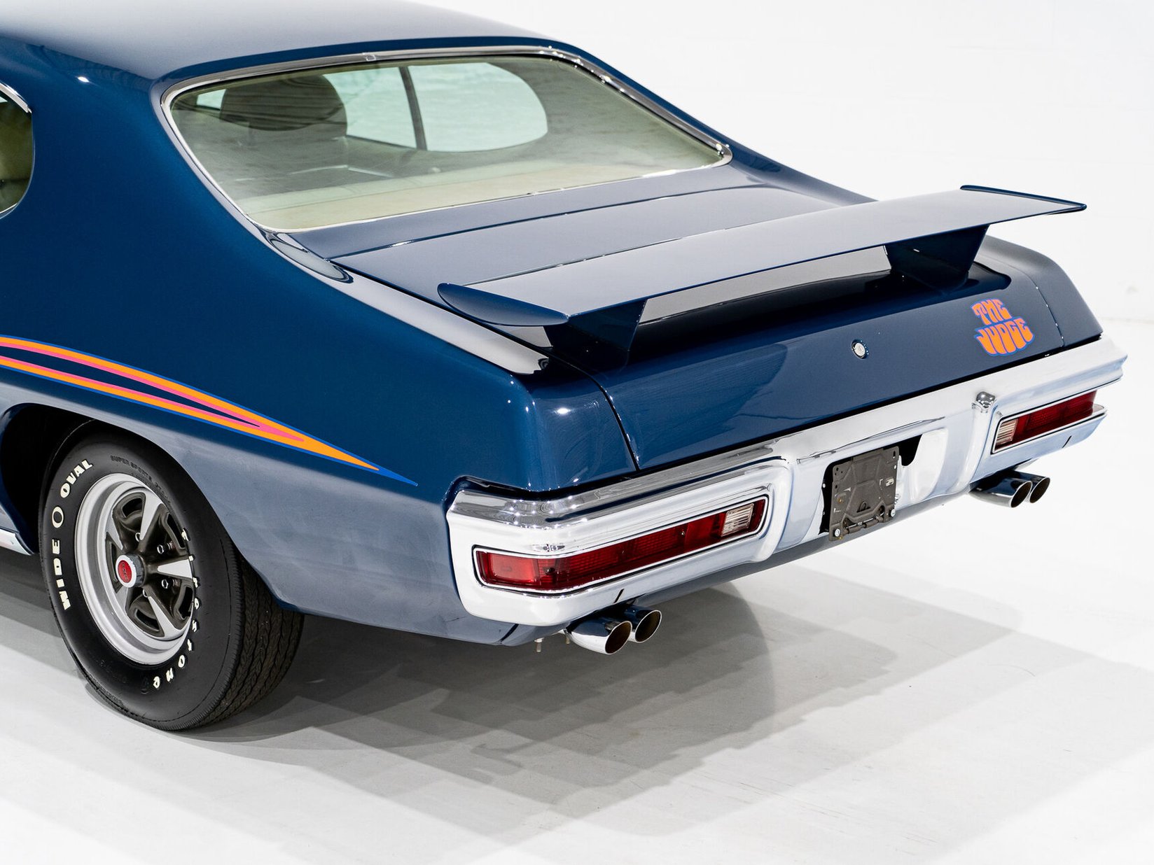 1970 Pontiac GTO The Judge Matching# Ram Air III 4-speed **PRIX EN USD** Blue Montreal - photo #27