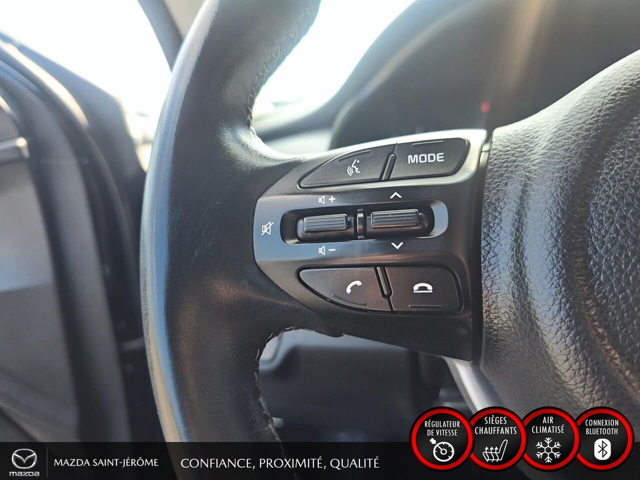 Kia Rio 5 portes LX+ | 50 728 KM | AUTOMATIQUE | CAMÉRA DE RECUL 2023 Noir Saint-Jérôme - photo #13