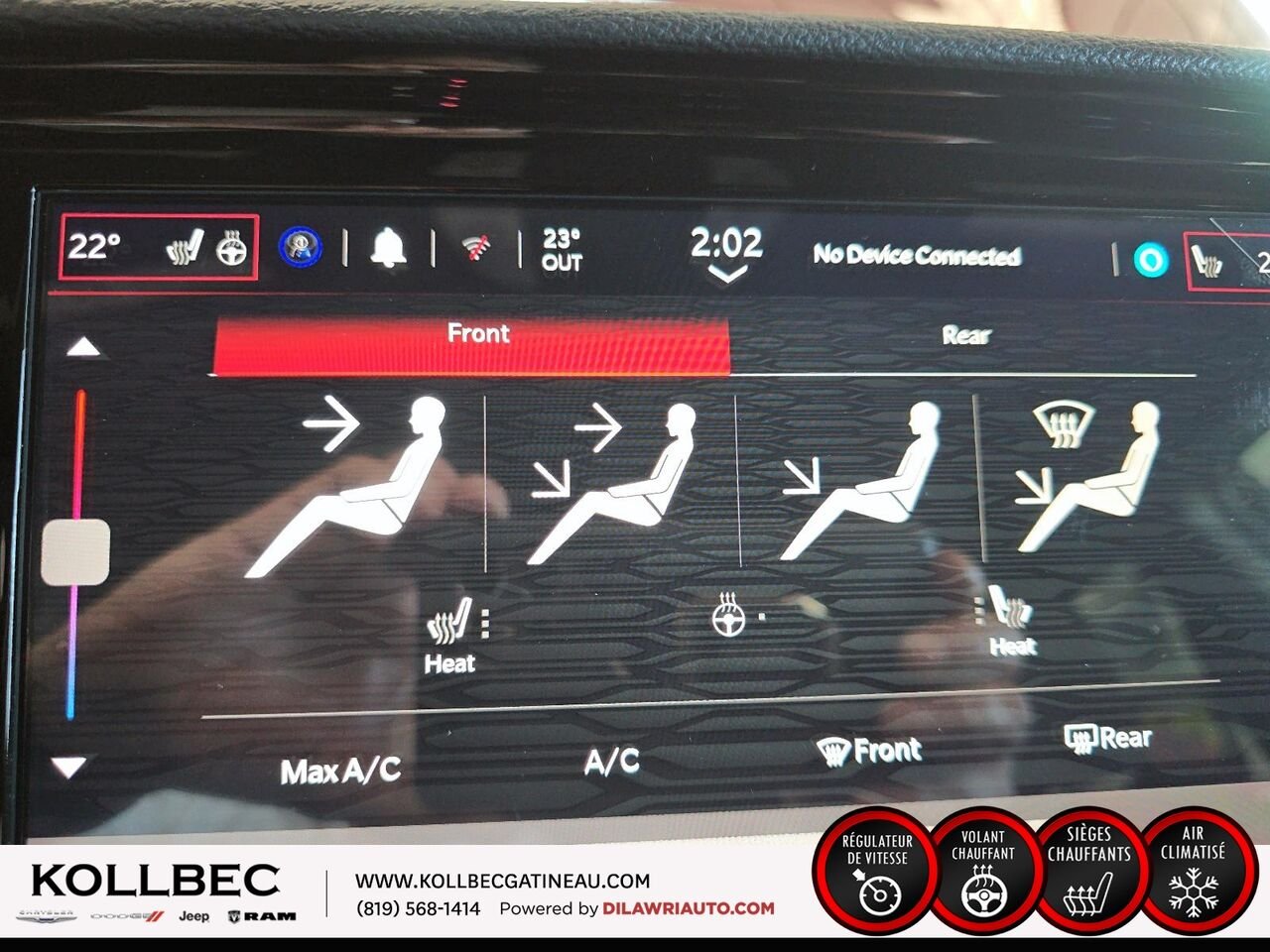 Dodge Durango GT TI 2026 Couche nacrée rouge intense Ottawa & Gatineau - photo #6