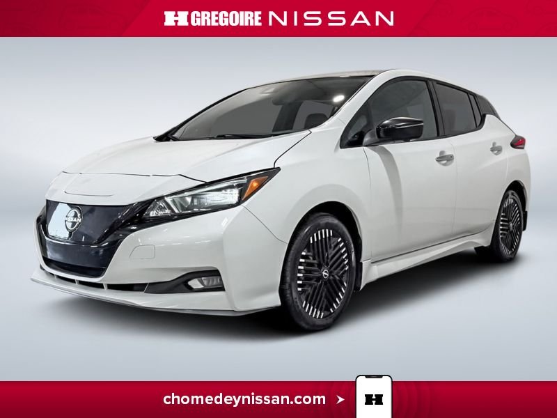 Nissan Leaf CL6917 | SL PLUS * Mag * Cuir * Volant Chauffant * 2023 Blanc Laval - photo #2