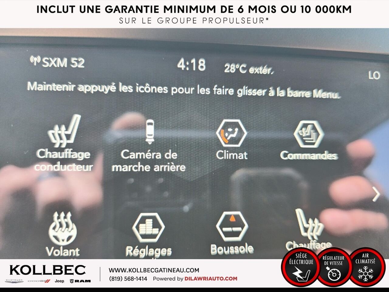 2019 JEEP CHEROKEE North 4x4 White Ottawa & Gatineau - photo #6