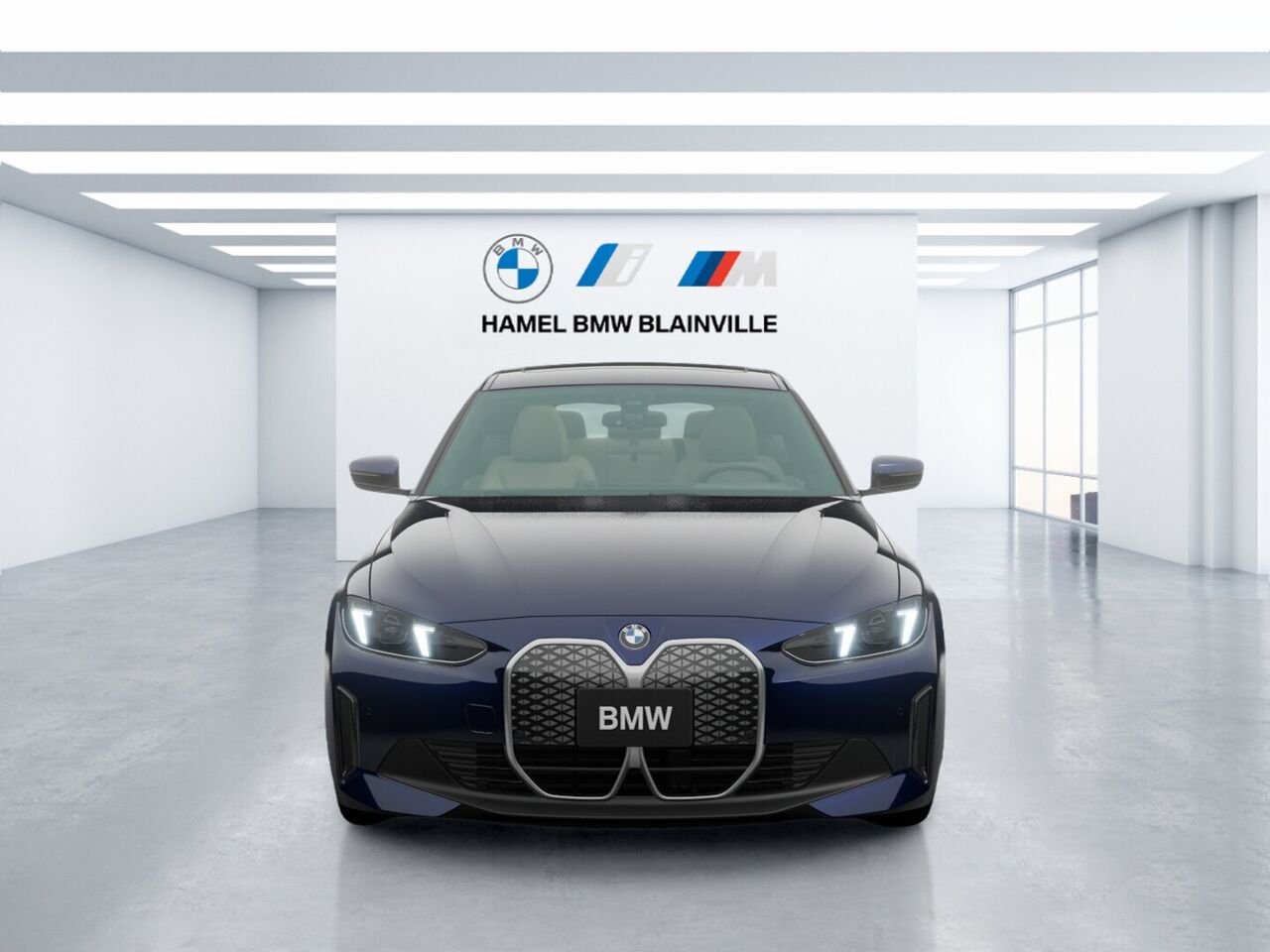 2026 BMW i4 Frozen Portimao Blue Blainville - photo #2