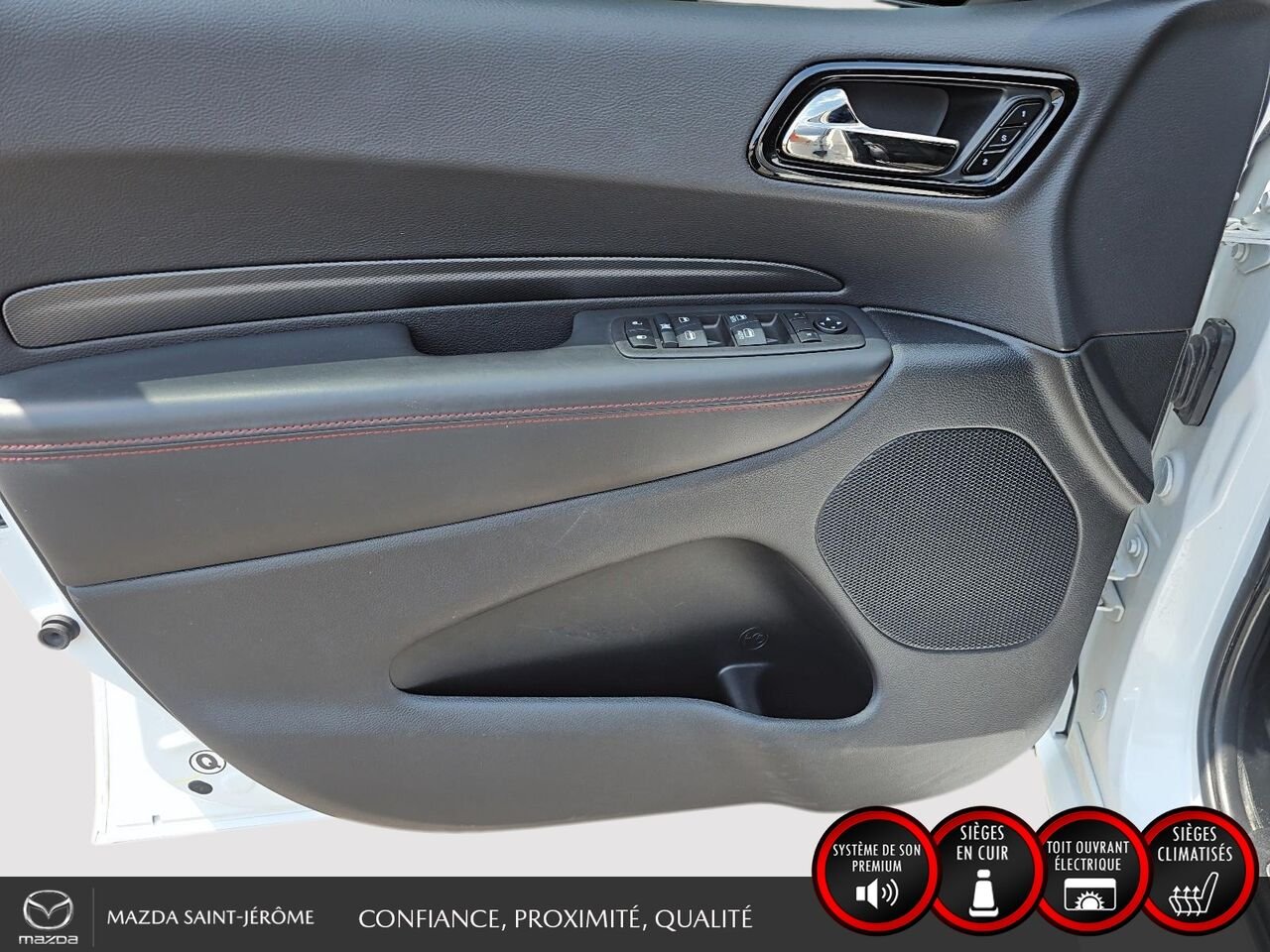 2025 Dodge Durango R/T | BLACK TOP | GROUPE REMORQUAGE | TOIT OUVRANT | White Saint-Jérôme - photo #13