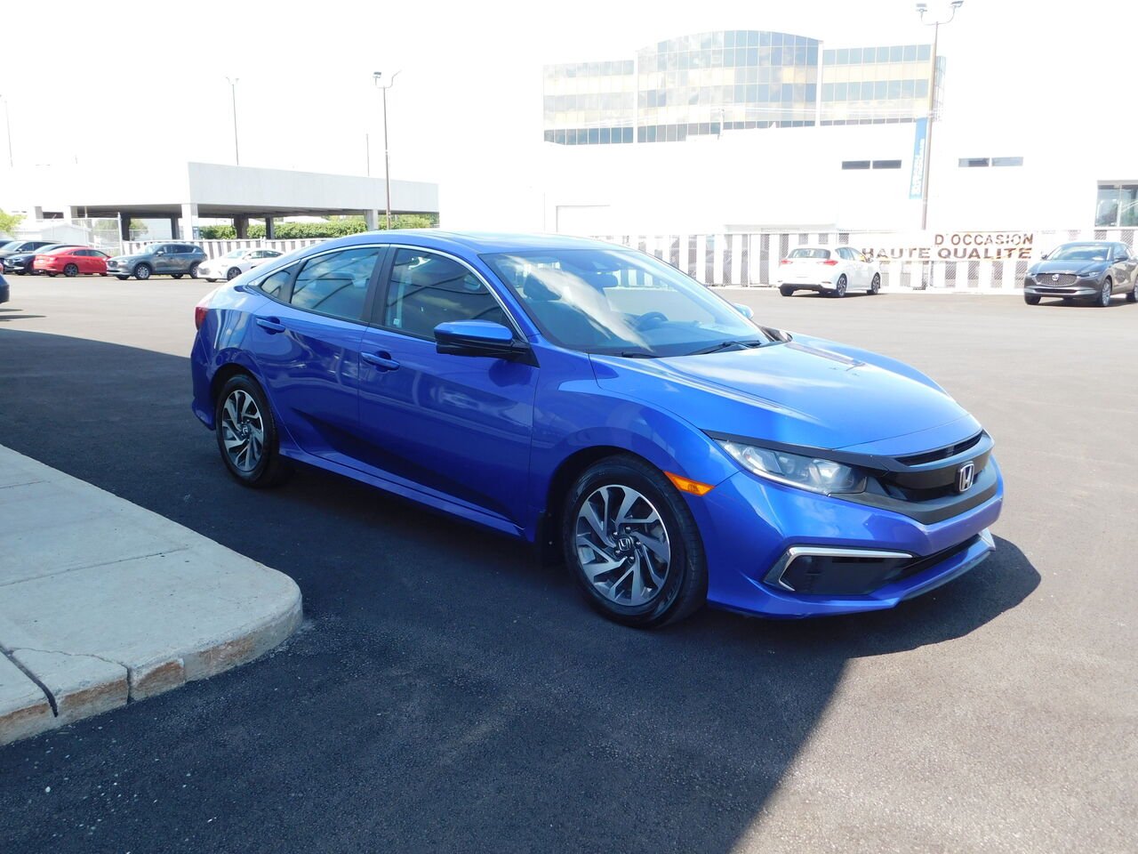 Honda Civic Berline EX CVT 2019 Bleu Gatineau - photo #2