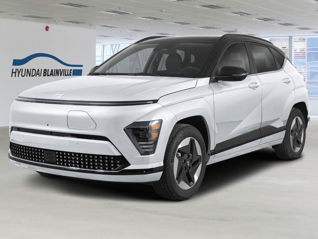 2026 Hyundai Kona Electric Atlas White w/Abyss Black Roof Blainville - photo #0