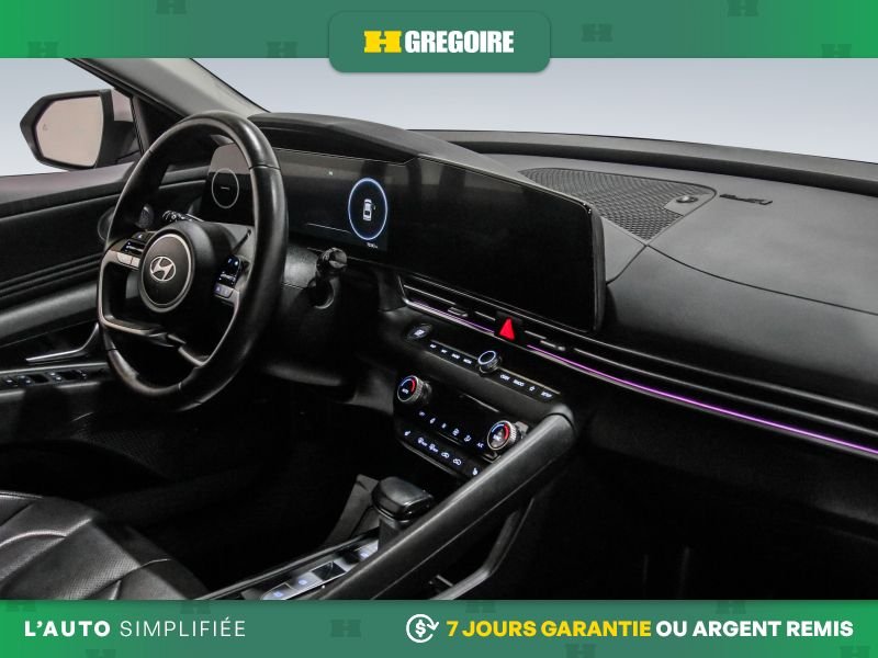 Hyundai Elantra 821992 | Luxury AUTO AC CUIR TOIT NAV MAGS CAM RECUL BLEUTO 2025 Argent Laval - photo #29