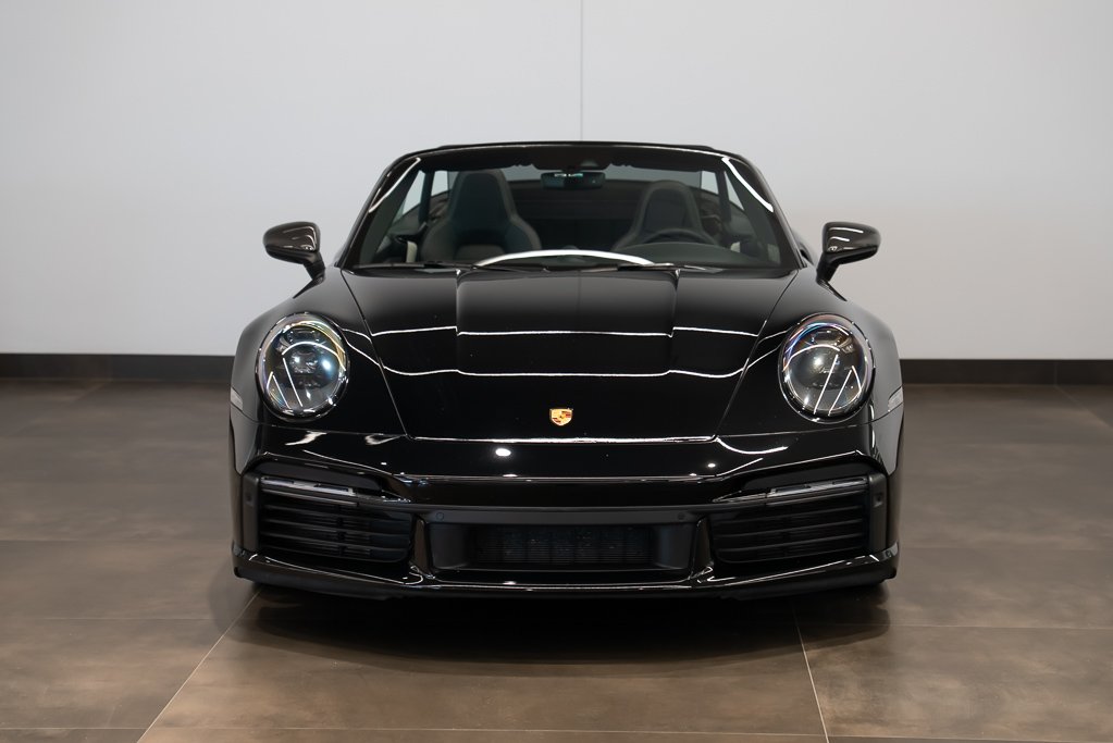 2021 Porsche 911 Turbo S cabriolet Black Kirkland - photo #1