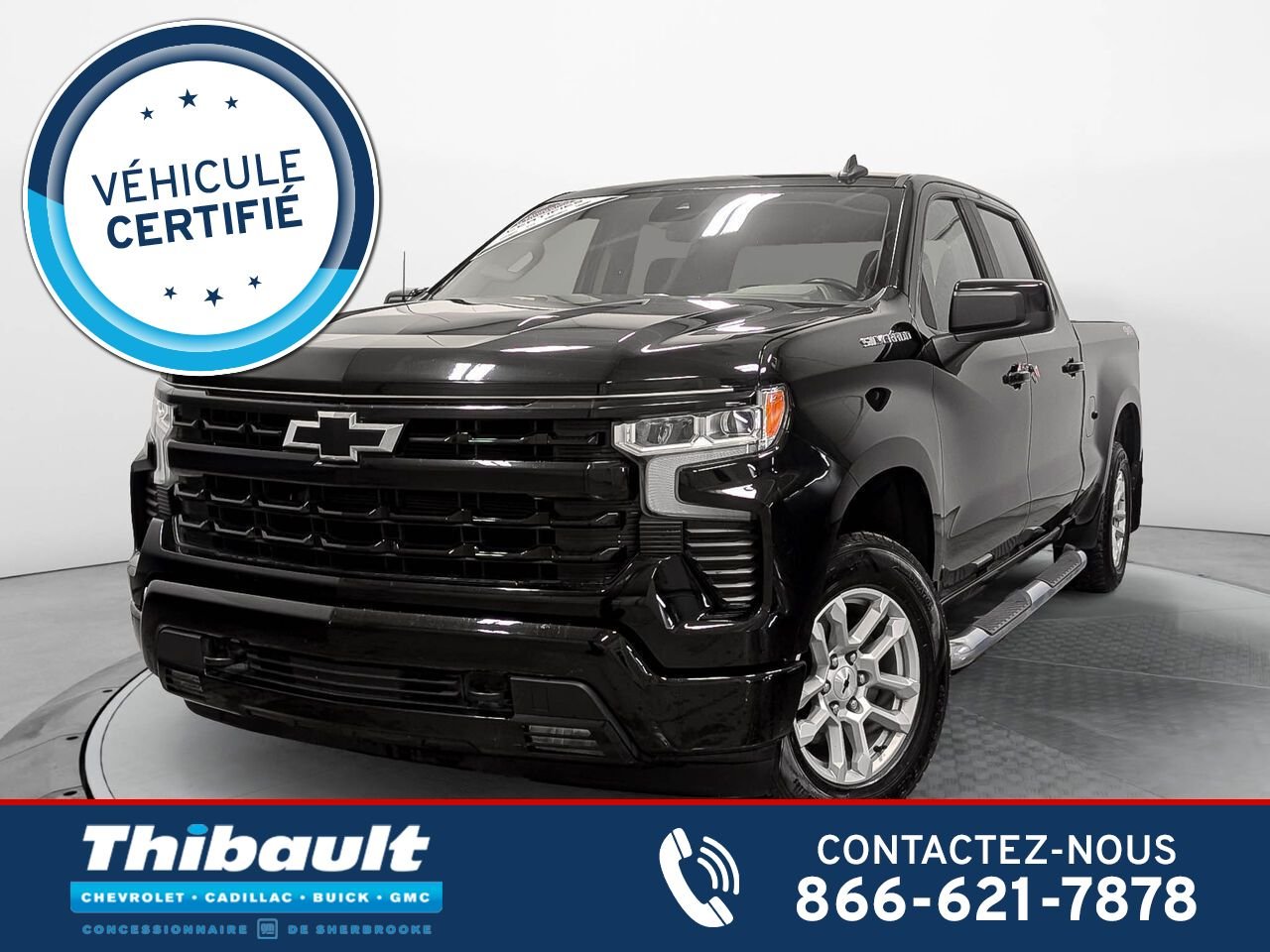 2022 CHEVROLET Silverado 1500 RST 4WD Crew Cab Moteur V8 5.3L 6 Places Black Sherbrooke - photo #0