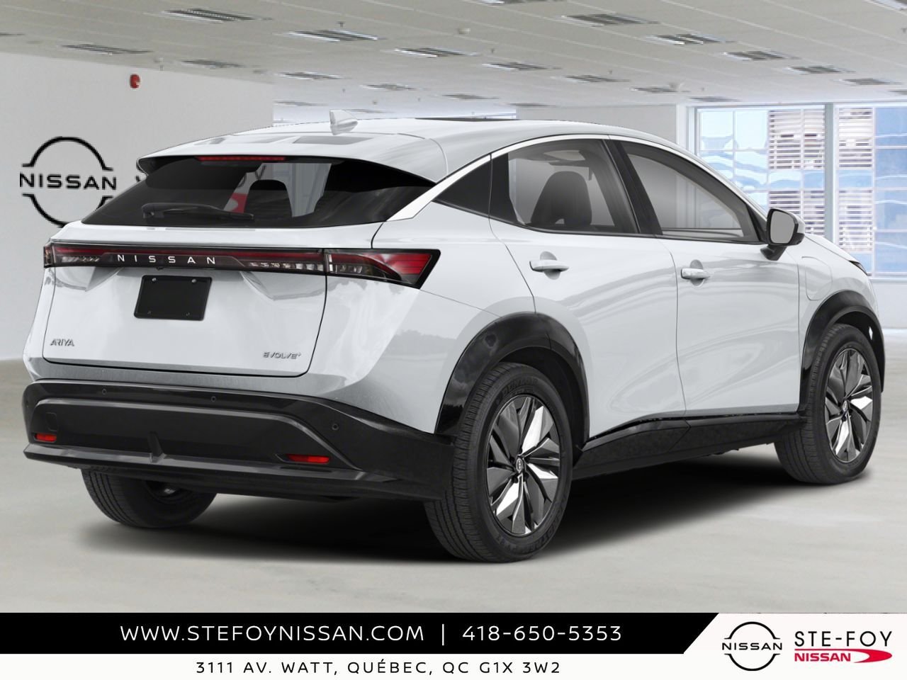 2026 NISSAN ARIYA Everest White Pearl Tricoat Ste-Foy - photo #2