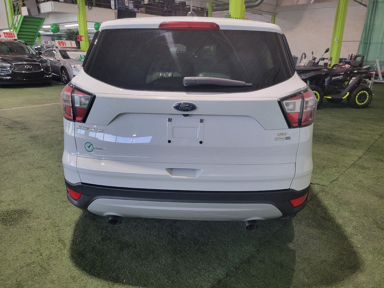 2017 Ford Escape White  - photo #4
