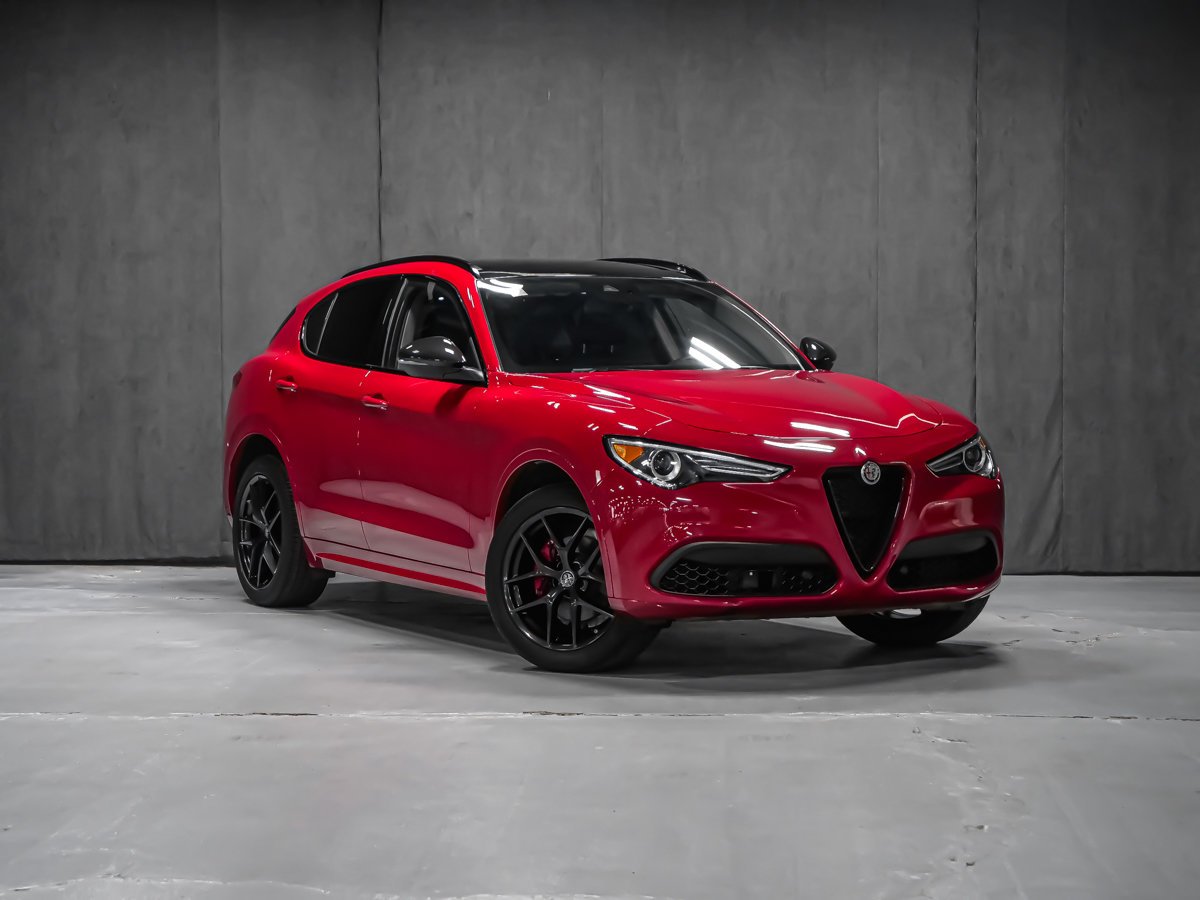 Alfa Romeo Stelvio Ti 2021 Rouge Montréal - photo #1