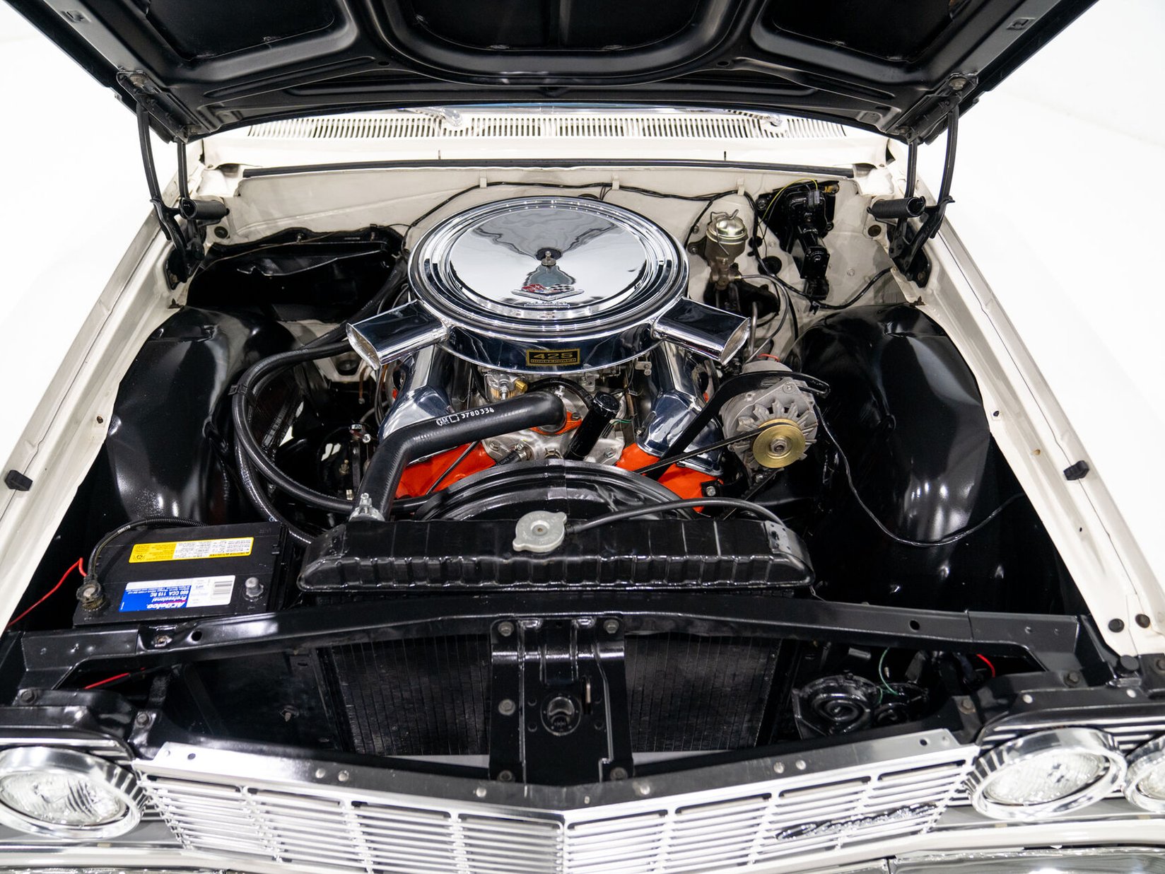 1964 Chevrolet Biscayne Matching 409 / 425HP Transmission 4 Vitesse Complètement Entièrement restauré **PRIX EN USD** White Montreal - photo #19