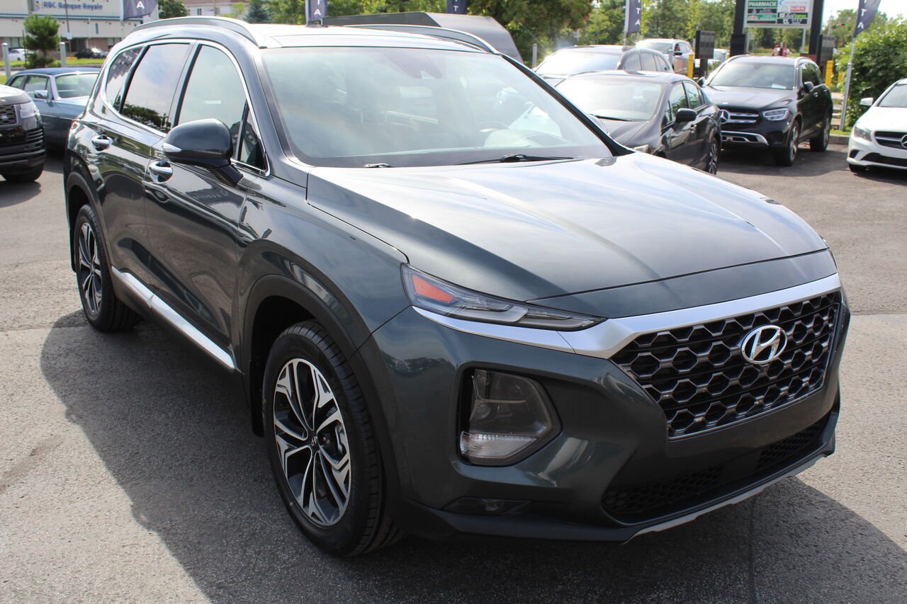 2019 Hyundai Santa Fe VIN: 5NMS5CAA7KH100988 Grey Sainte-Rose - photo #4