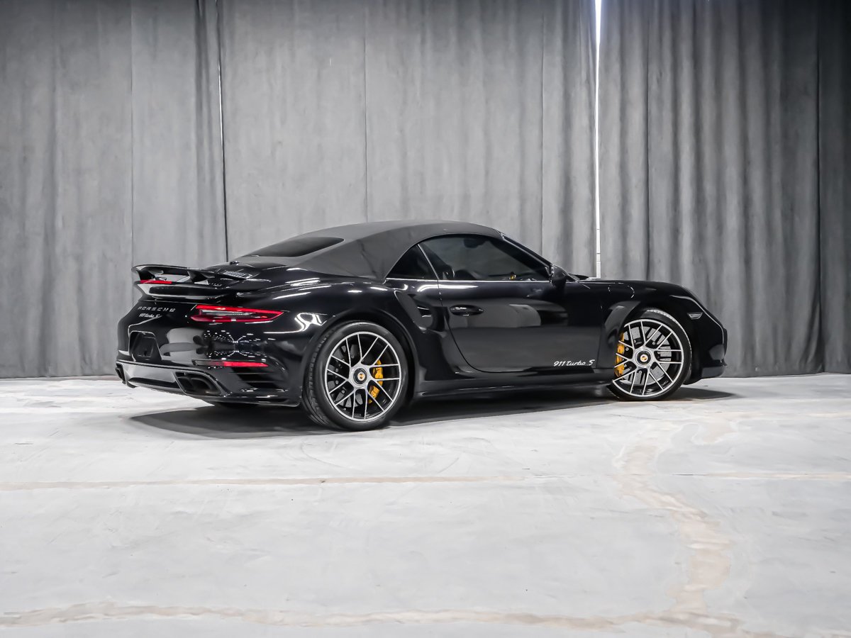 2017 Porsche 911 TURBO S Black Montreal - photo #4