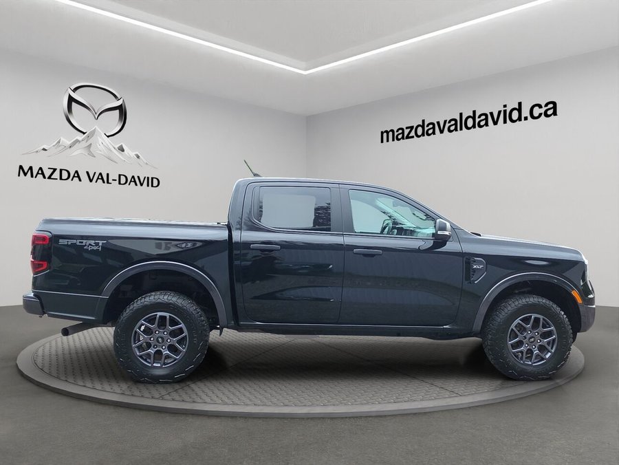 Ford Ranger XLT cabine SuperCrew 4RM caisse de 5 pi 2024 Noir