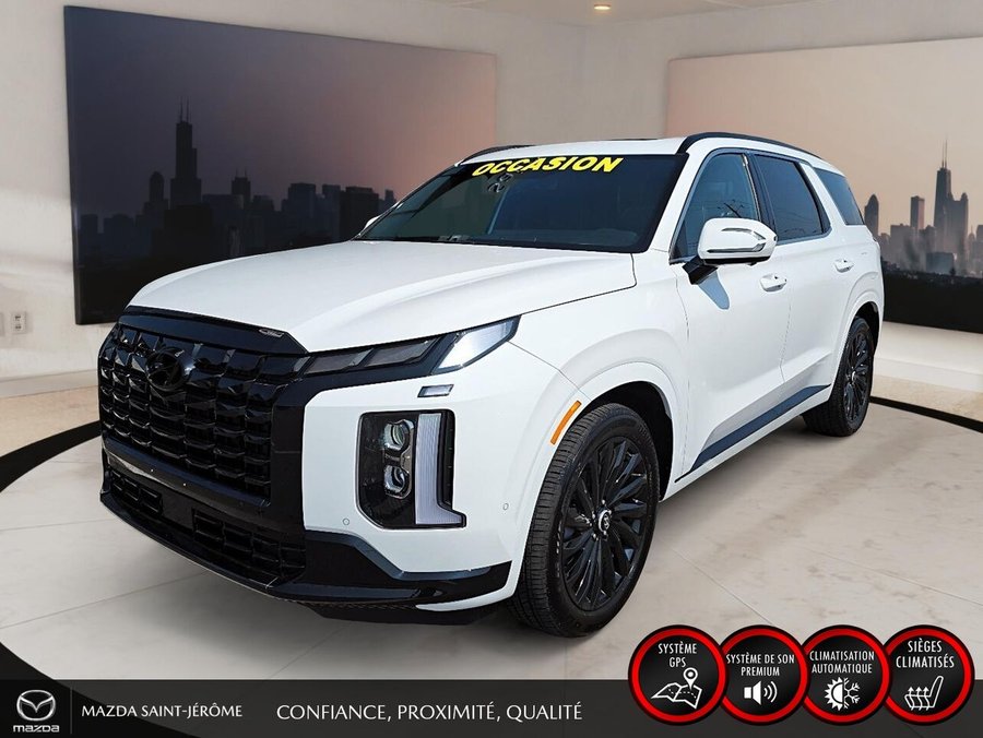 Hyundai Palisade ULTIMATE CALLIGRAPHY NUIT | 7 PLACES | TOIT PANO | AWD | 2025 Blanc