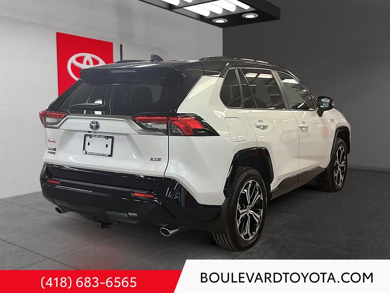 Toyota RAV4 PRIME 99835A-49 | XSE, HYBRIDE BRANCHABLE, AWD 2023 Frisson glacé nacré avec toit noir Québec - photo #3