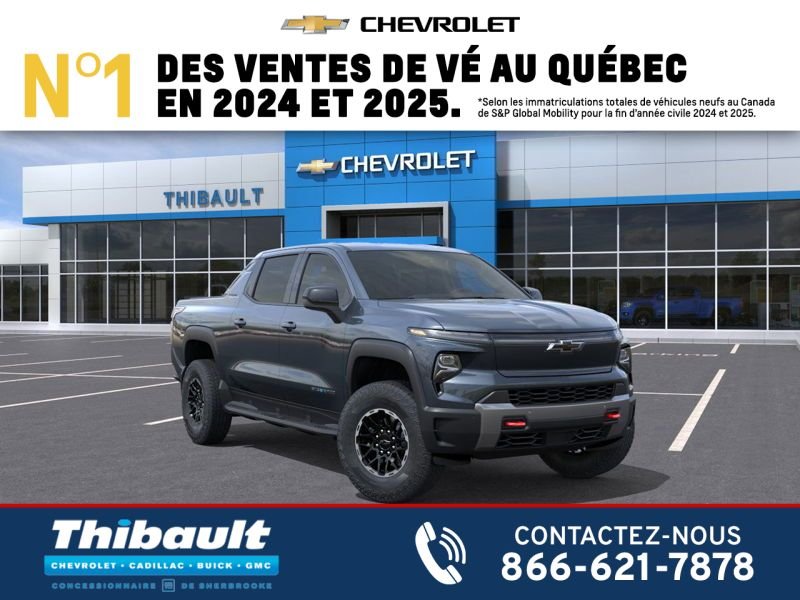 CHEVROLET SILVERADO EV Trail Boss cabine multiplace 4RMe à autonomie prolongée 2026 Bleu