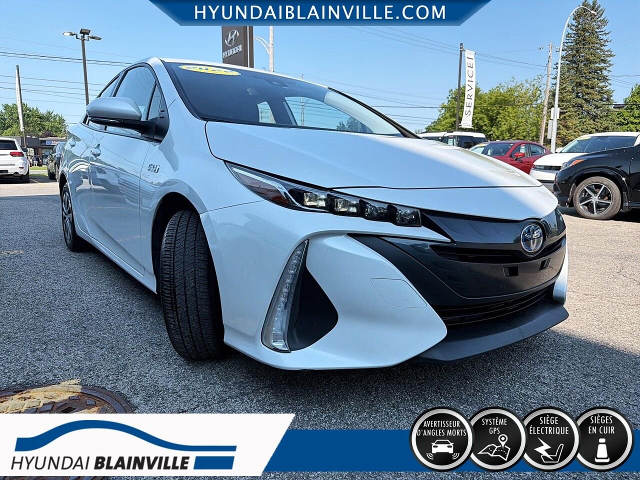2022 Toyota Prius Prime White Blainville - photo #2