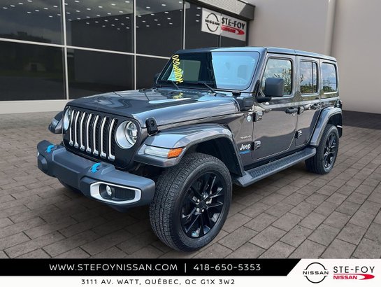 Jeep Wrangler 4xe SAHARA UNLIMITED S6833 2022 Gris