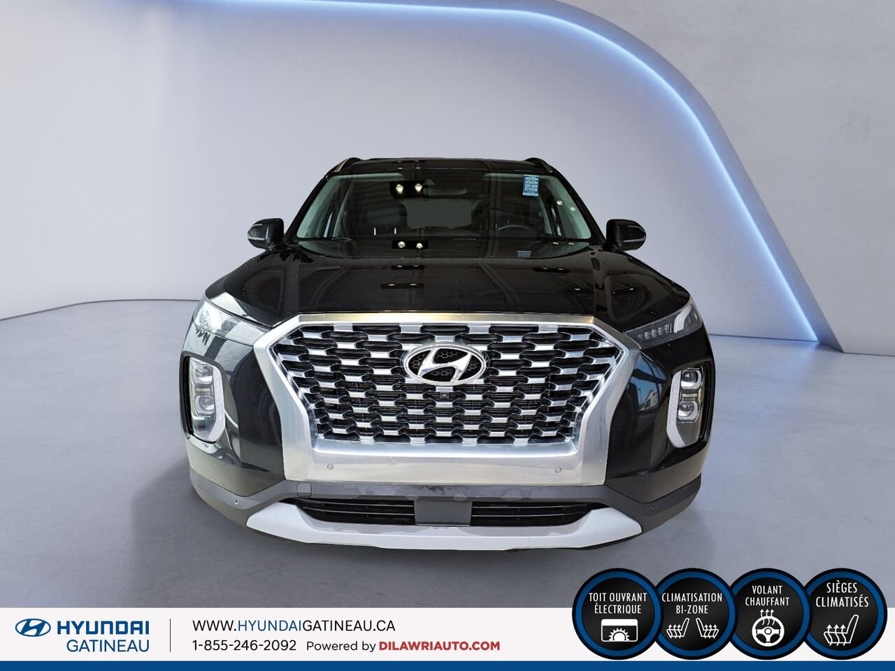 Hyundai Palisade Luxury 7 places TI*** cuir , toit ouvrat , navigation *** 2020 Gris Ottawa & Gatineau - photo #1