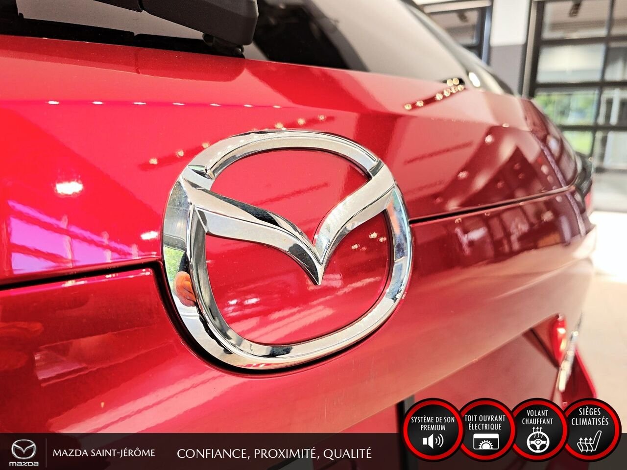 2023 Mazda CX-5 SPORT | CUIR | TOIT OUVRANT | AWD Red Saint-Jérôme - photo #7