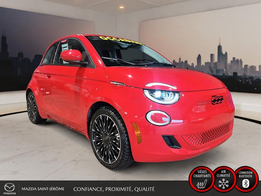 FIAT 500e Édition (RED) | CLEAN CARFAX | 2024 Rouge