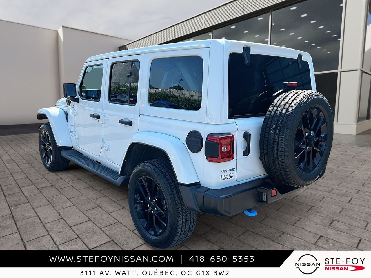 Jeep WRANGLER 4XE UNLIMITED COLD WEATHER GROUP 2022 Blanc Ste-Foy - photo #3