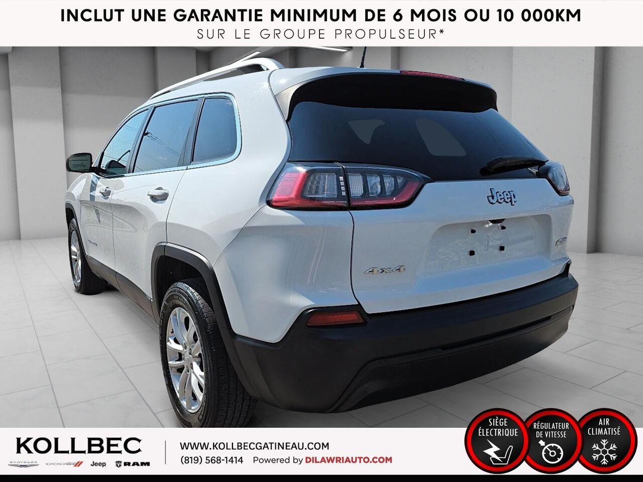 2019 JEEP CHEROKEE North 4x4 White Ottawa & Gatineau - photo #17