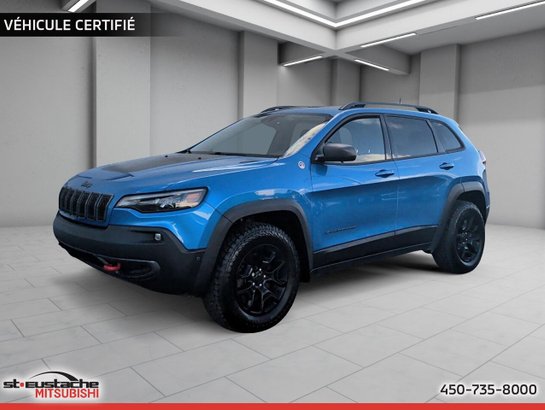 2020 Jeep Cherokee Trailhawk Elite AWD-V6-CUIR-TOIT PANORAMIQUE-SIÈGES CHAUFFANTS Blue