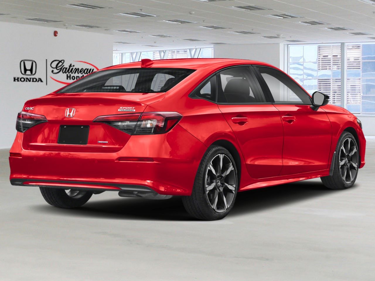 2026 Honda Civic hybride berline Sport Touring eCVT Red Gatineau - photo #1