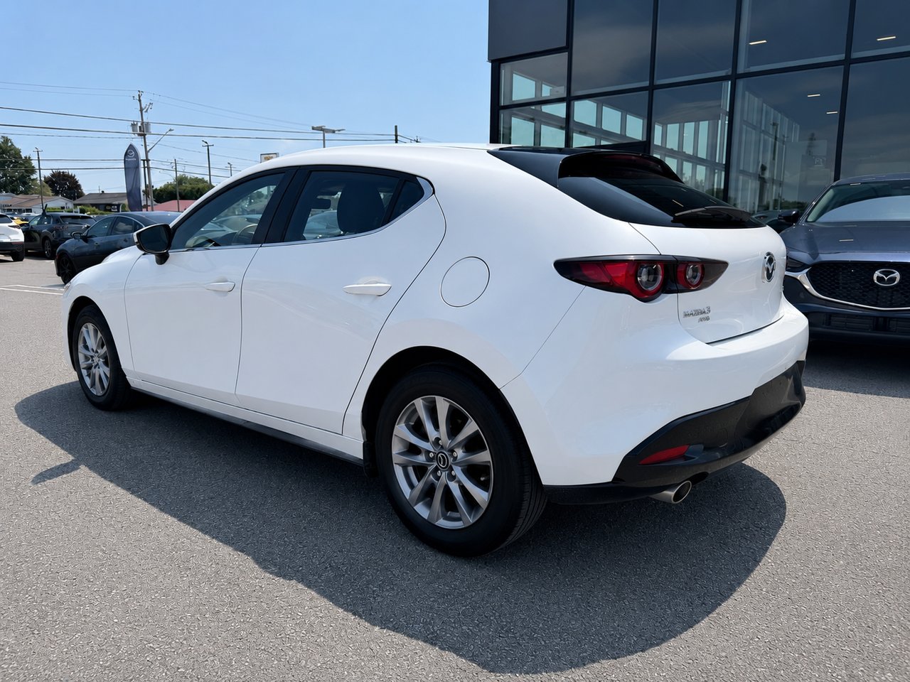 2022 Mazda Mazda3 Sport GS LUXURY White Châteauguay - photo #5