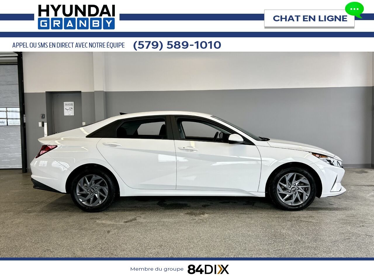 Hyundai Elantra 2023 Blanc Granby - photo #7