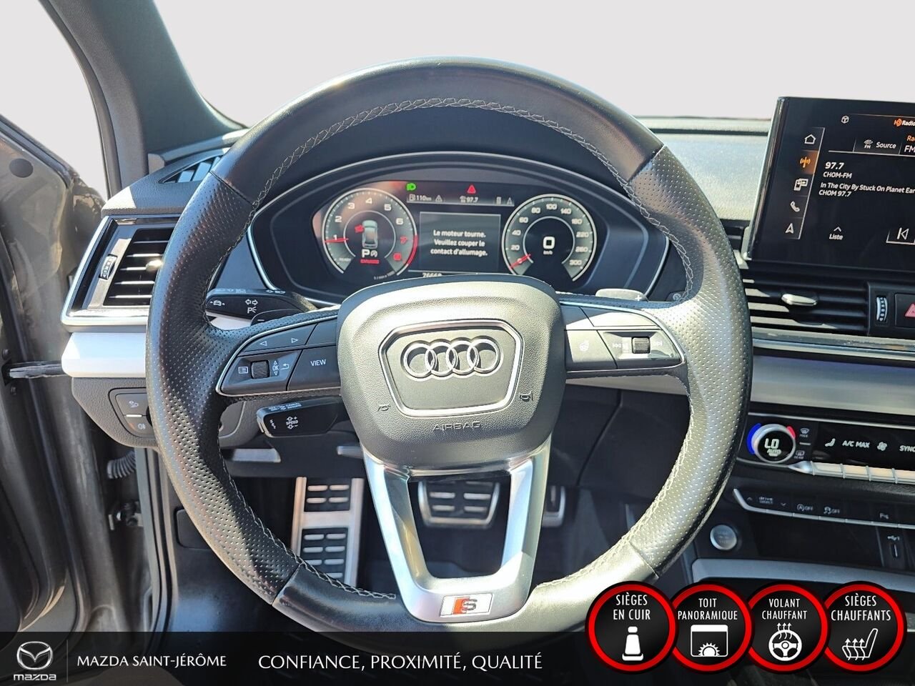 Audi Q5 Progressiv 45 TFSI quattro 2023 Gris Saint-Jérôme - photo #13