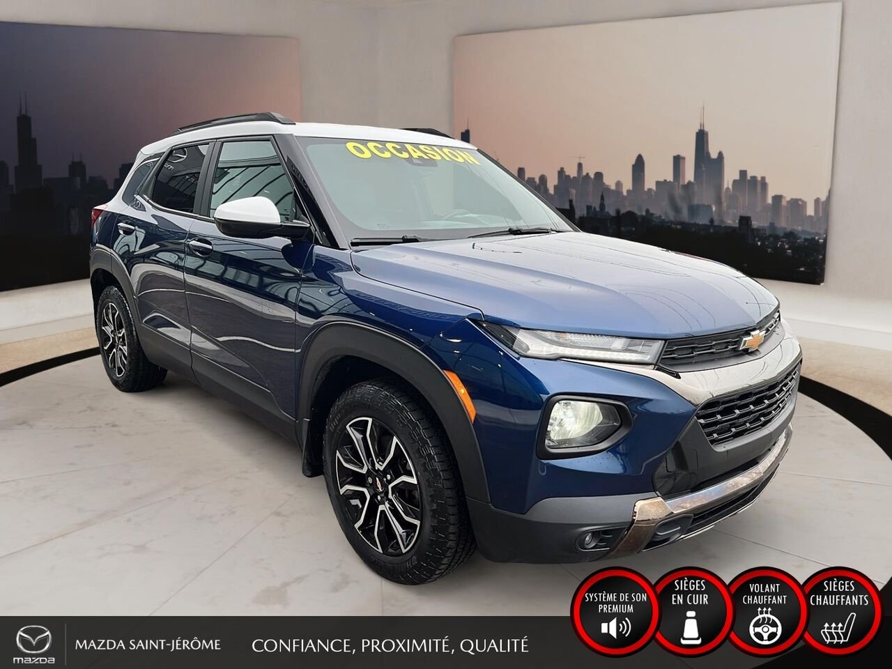 2022 Chevrolet Trailblazer 4RM ACTIV Blue Saint-Jérôme - photo #3
