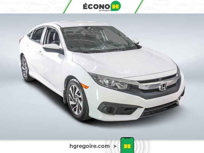 2018 Honda Civic White Blainville - photo #0