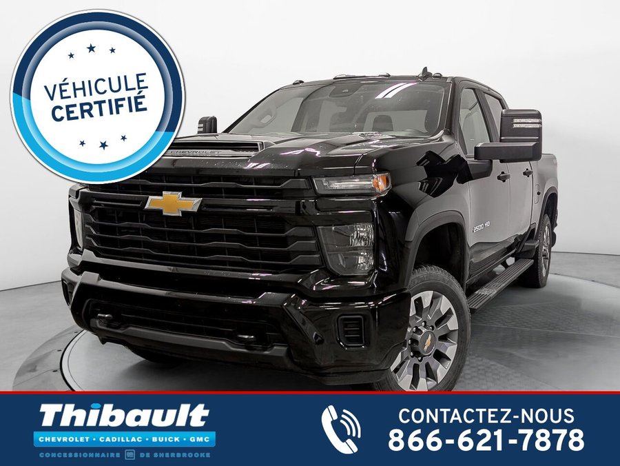 CHEVROLET SILVERADO 2500 CAISSE STANDARD DE 6 PIED Custom Moteur V8 6.6L Essence Gooseneck 2024 Autre