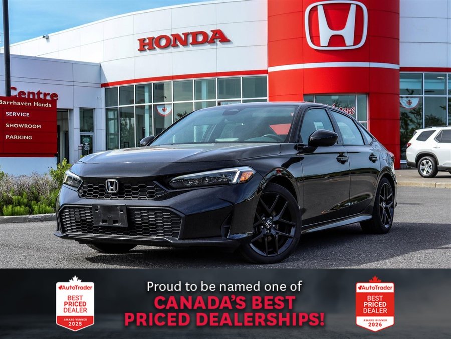 Honda Civic hybride berline 2025 2025 Black