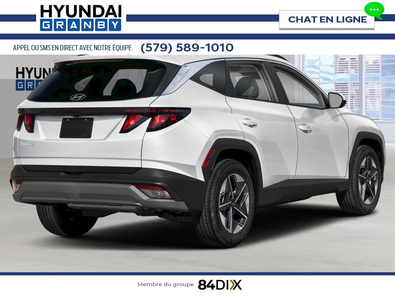 HYUNDAI Tucson 2026 Blanc cristal Granby - photo #2