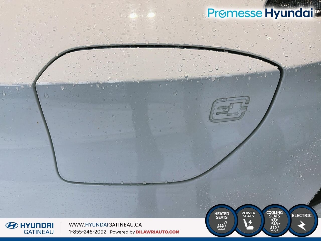2023 Hyundai Kona Electric White Gatineau - photo #1