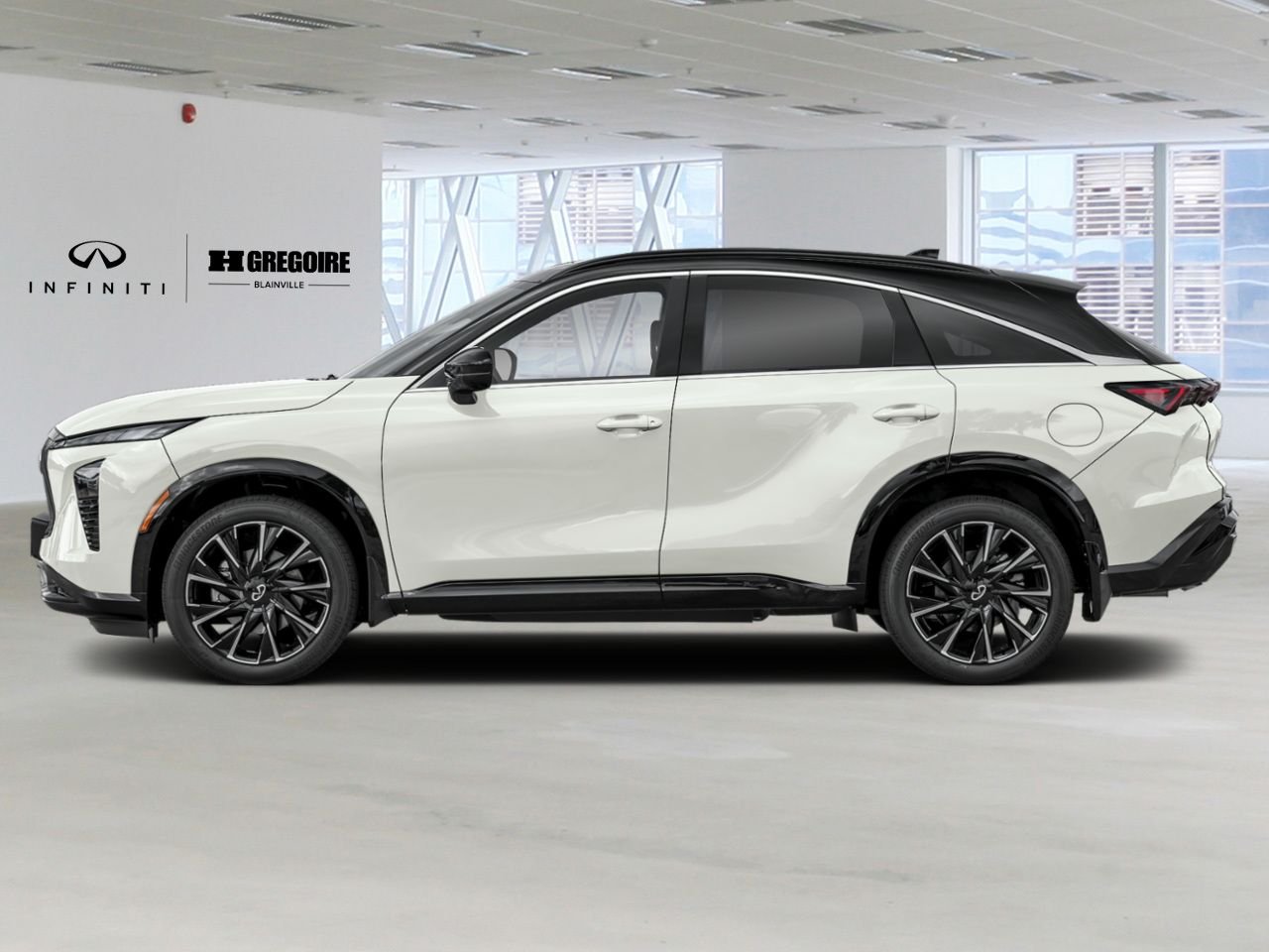 INFINITI QX65 2027 Blanc brillant/Noir obsidienne Blainville - photo #1