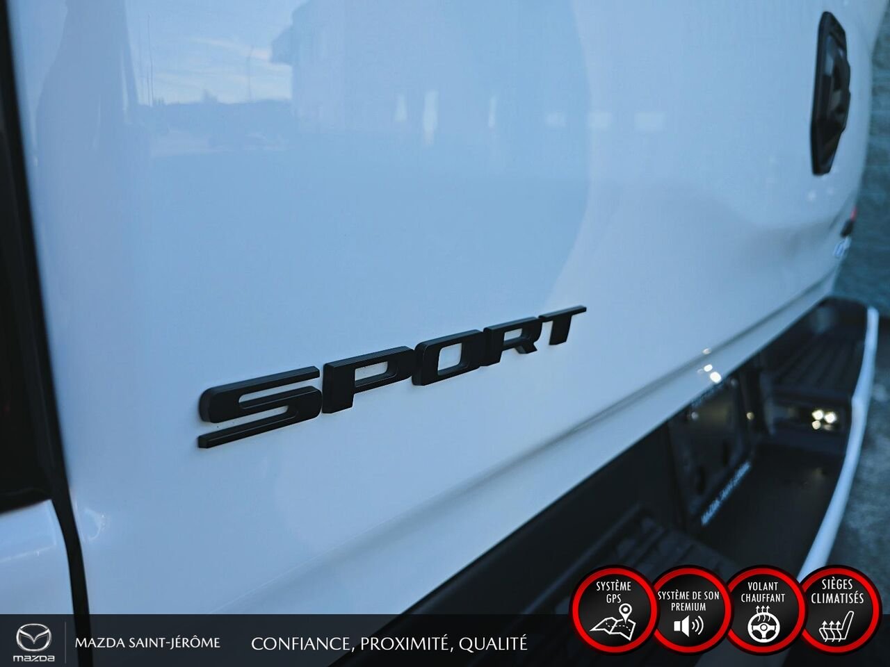 2022 Ram 1500 Sport | caisse de 5 pi 7 po | CUIR | 4X4 | White Saint-Jérôme - photo #8