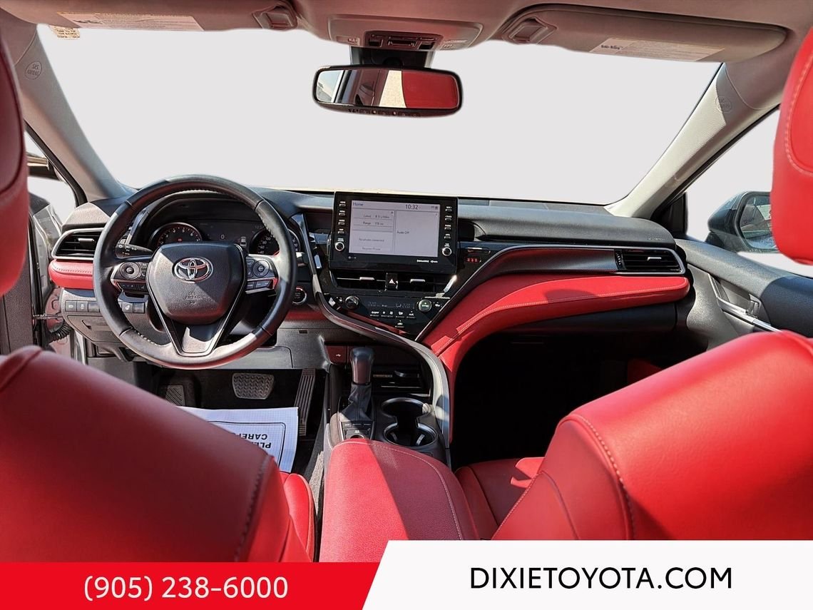 2023 Toyota Camry Power Sunroof, Leather Interior, Heated Seats, Alloy Wheels, Heated Steering Wheel, Bluetooth Celestial Silver Metallic With Black Roof Mississauga - photo #12