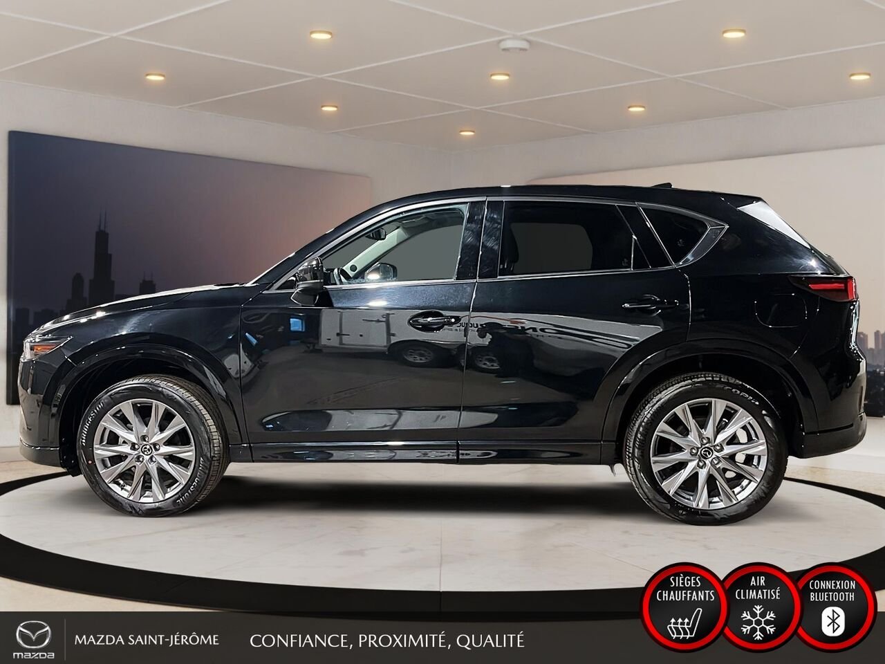 2025 Mazda CX-5 GT | TOIT OUVRANT | CUIR | AWD | Black Saint-Jérôme - photo #10